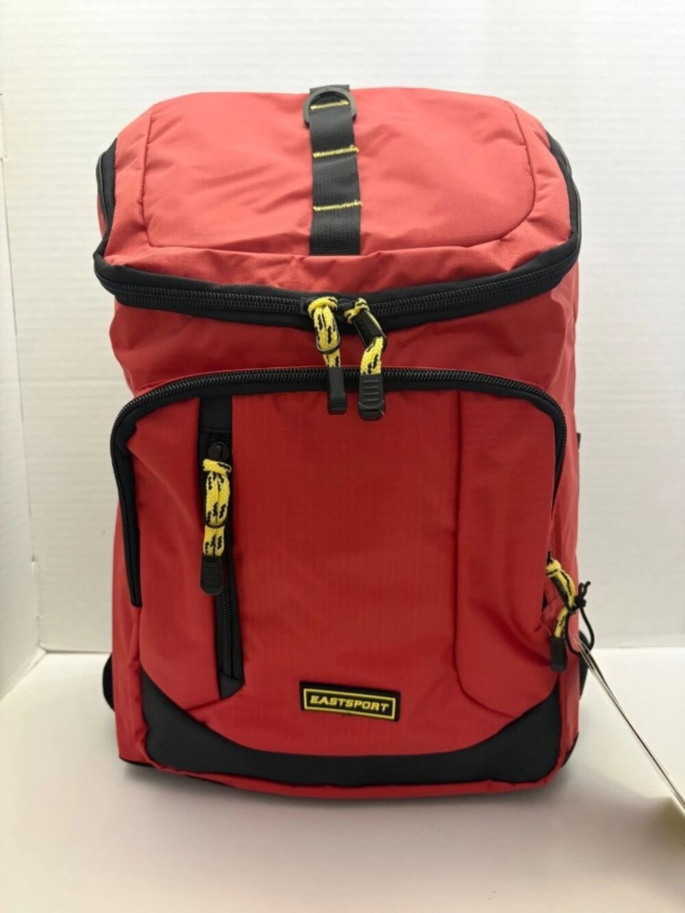 Eastsport Unisex 17.5" Fortress Top Loader Backpack, Baked Apple Red *Brand New*